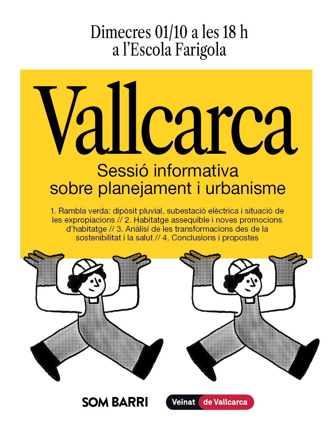 [1 d’octubre] Sessió informativa sobre planejament i urbanisme