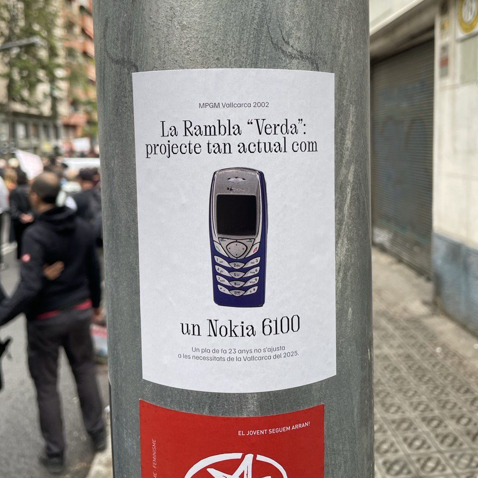 Davant la proposta del PSC «d’escurçar la rambla verda de Vallcarca per guanyar-hi habitatge»